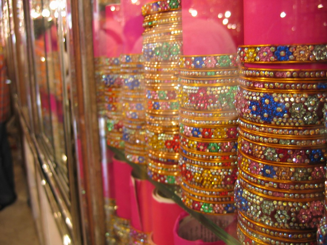 Jewel-Tone Bangle Set